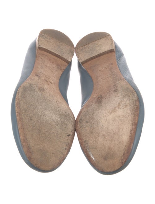 Chloé Leather Scalloped Accent Ballet Flats