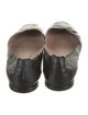 Chloé Leather Scalloped Accent Ballet Flats