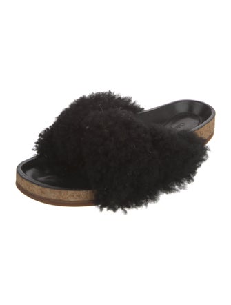Chloé Shearling Slides