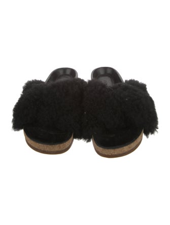 Chloé Shearling Slides