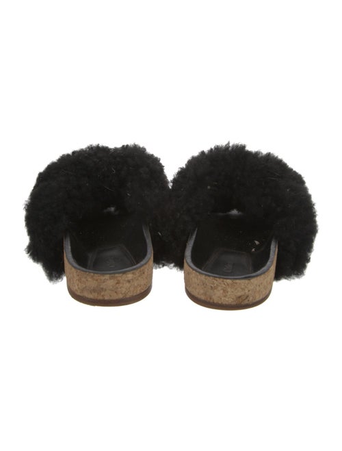 Chloé Shearling Slides
