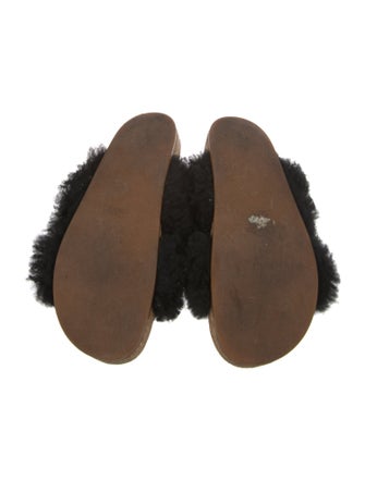 Chloé Shearling Slides