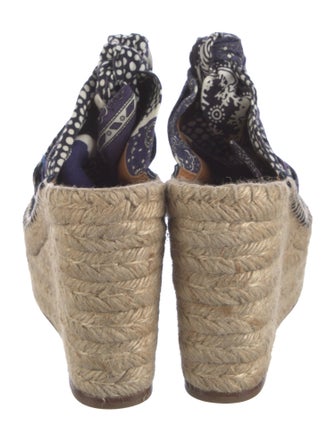 Chloé Printed Braided Accents Espadrilles