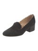 Chloé Suede Scalloped Accent Pumps