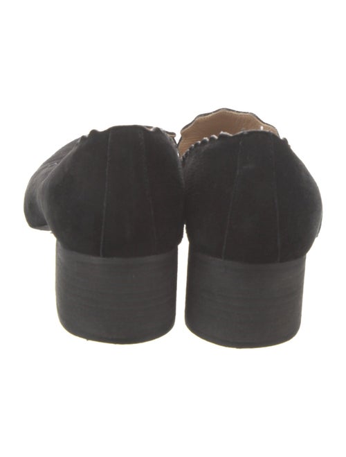 Chloé Suede Scalloped Accent Pumps