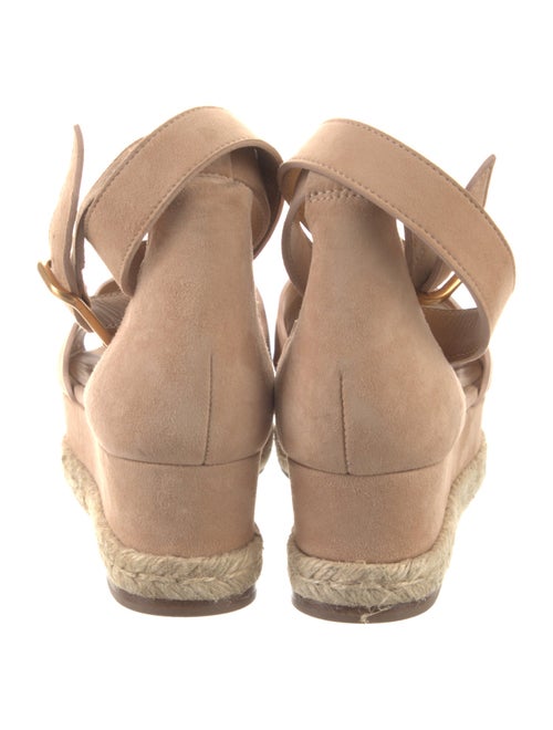 Chloé Suede Scalloped Accent Espadrilles