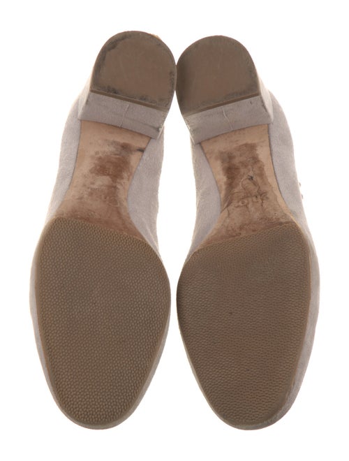 Chloé Suede Scalloped Accent Pumps