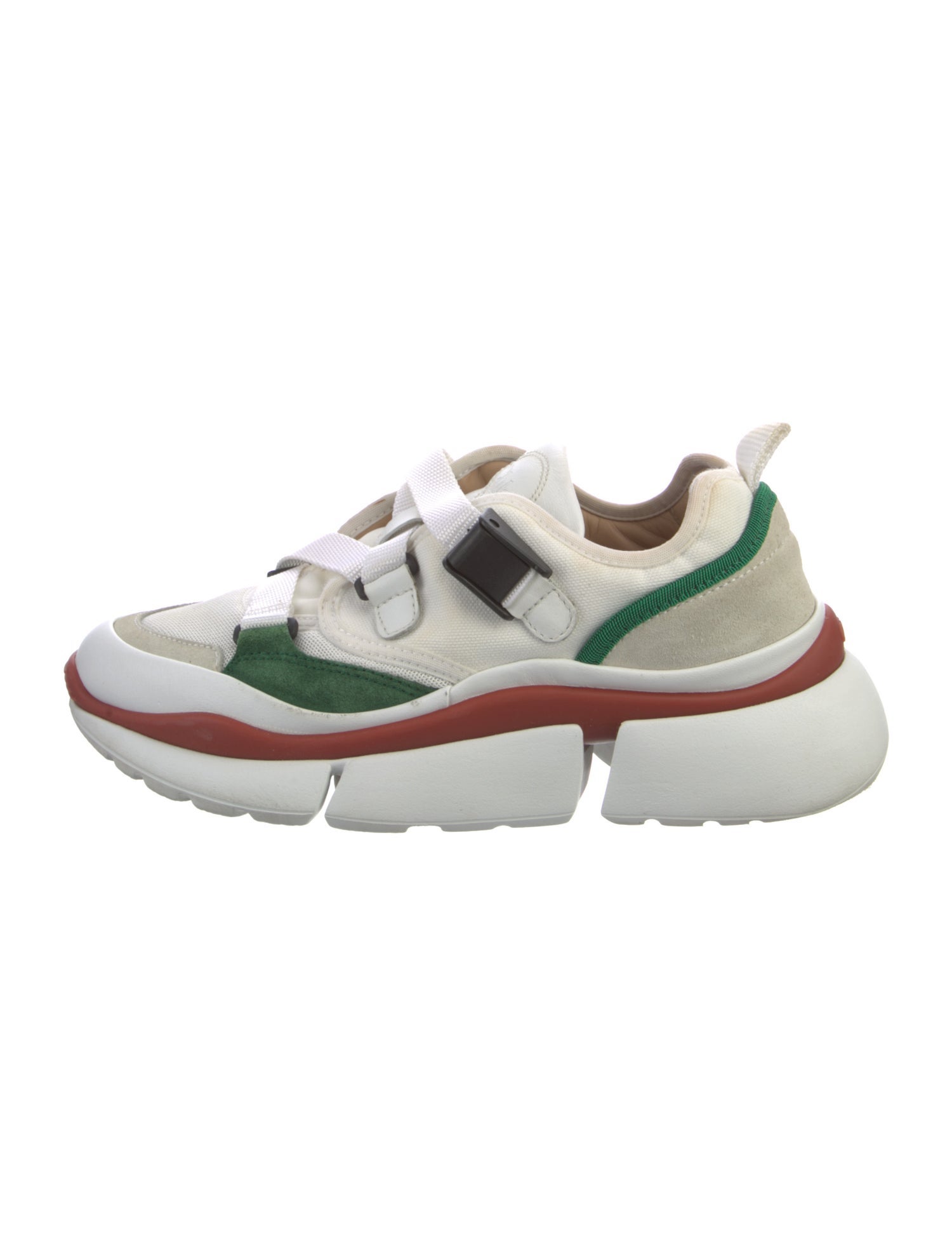 Chloé Colorblock Pattern Sneakers