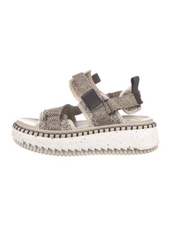 Chloé Houndstooth Print Espadrilles