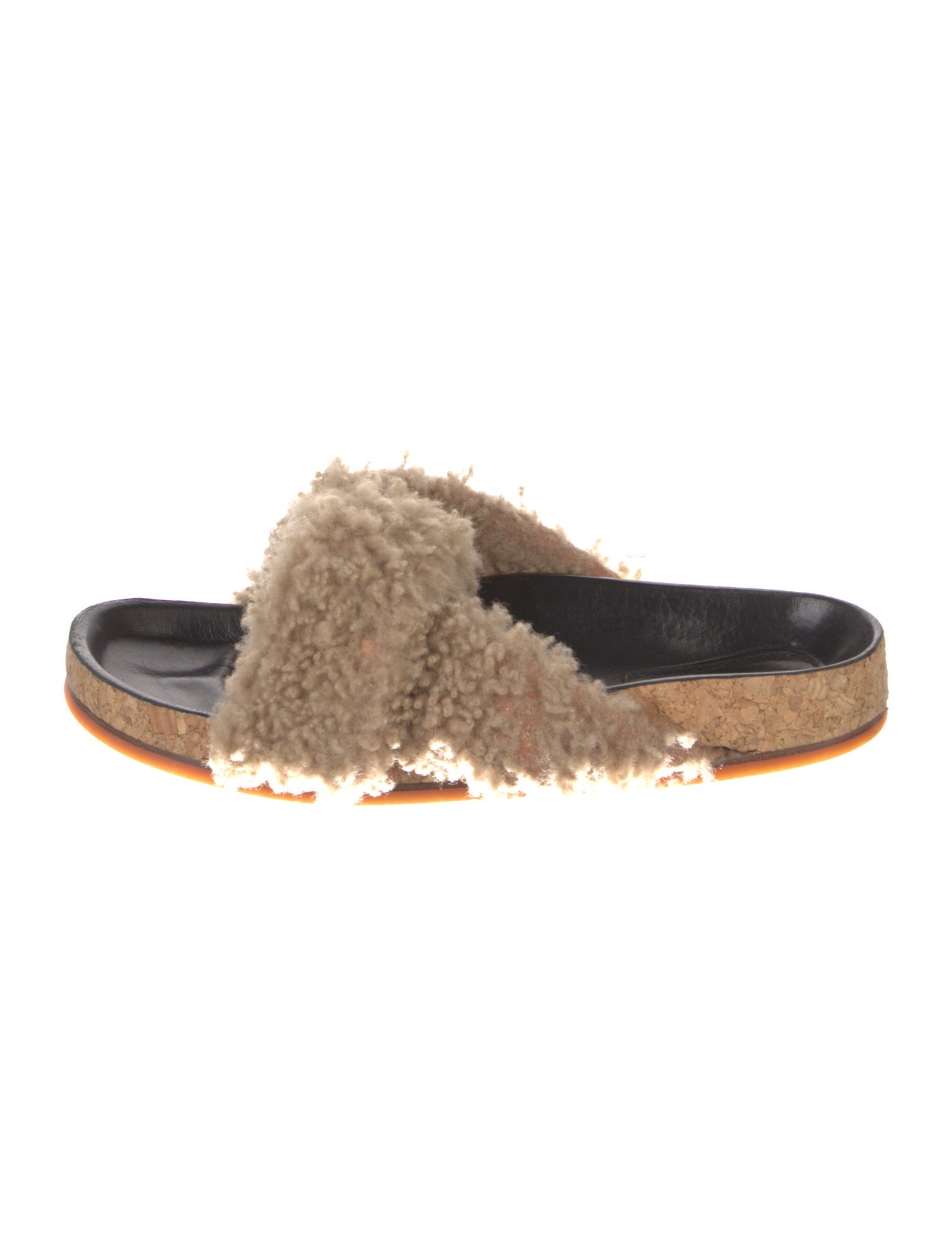 Chloé Shearling Slides