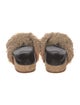 Chloé Shearling Slides