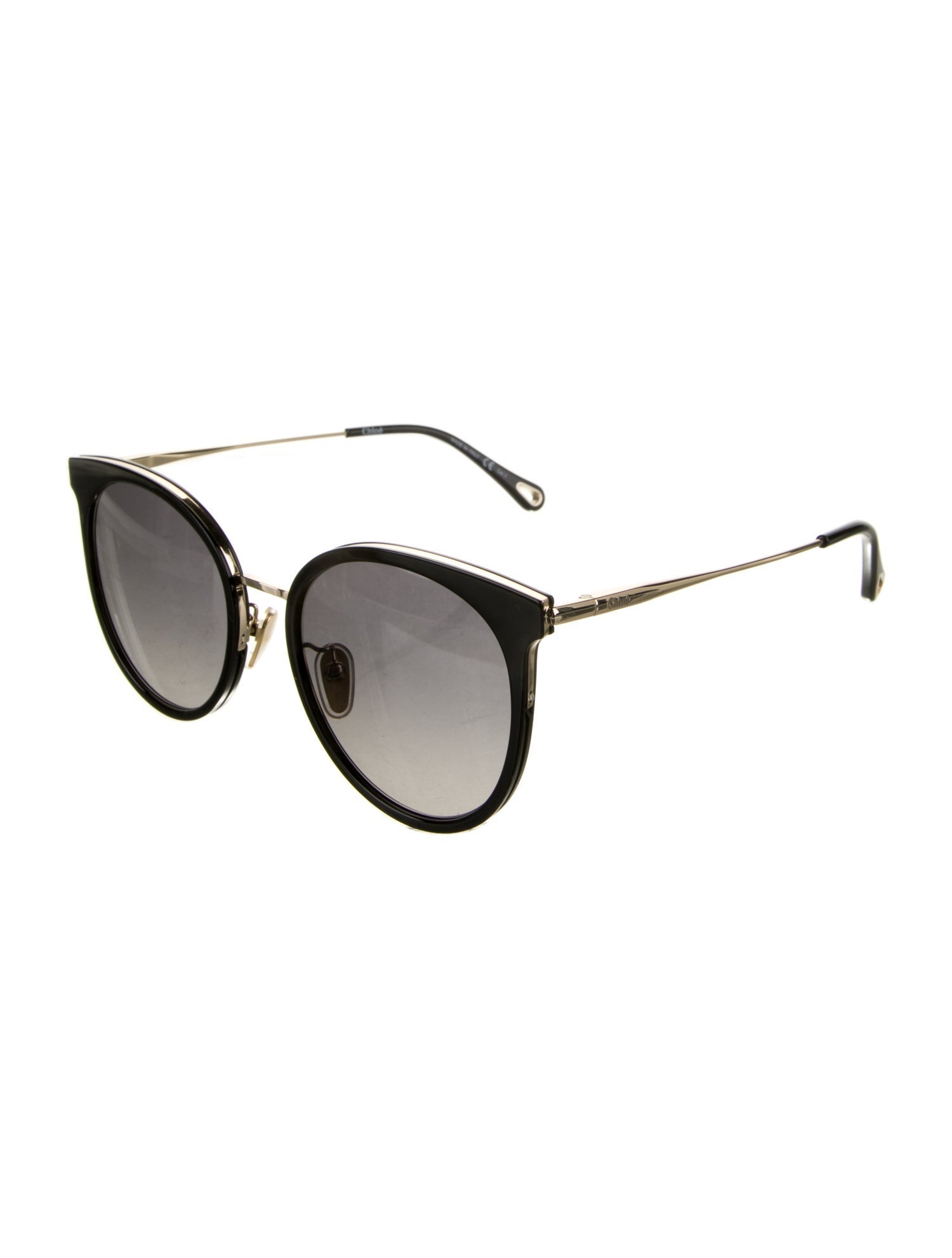 Chloé Round Gradient Sunglasses