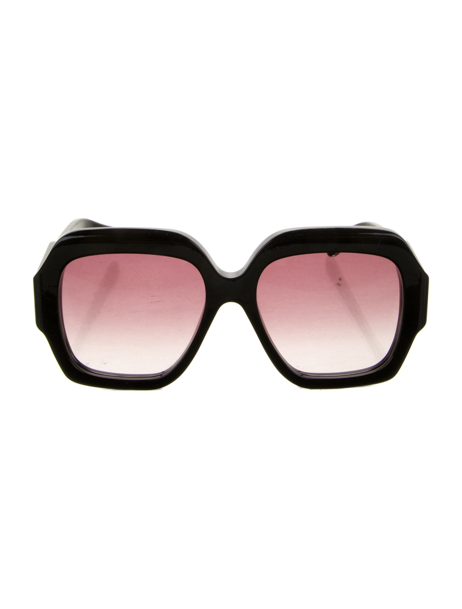 Chloé Oversize Gradient Sunglasses - Black Sunglasses, Accessories