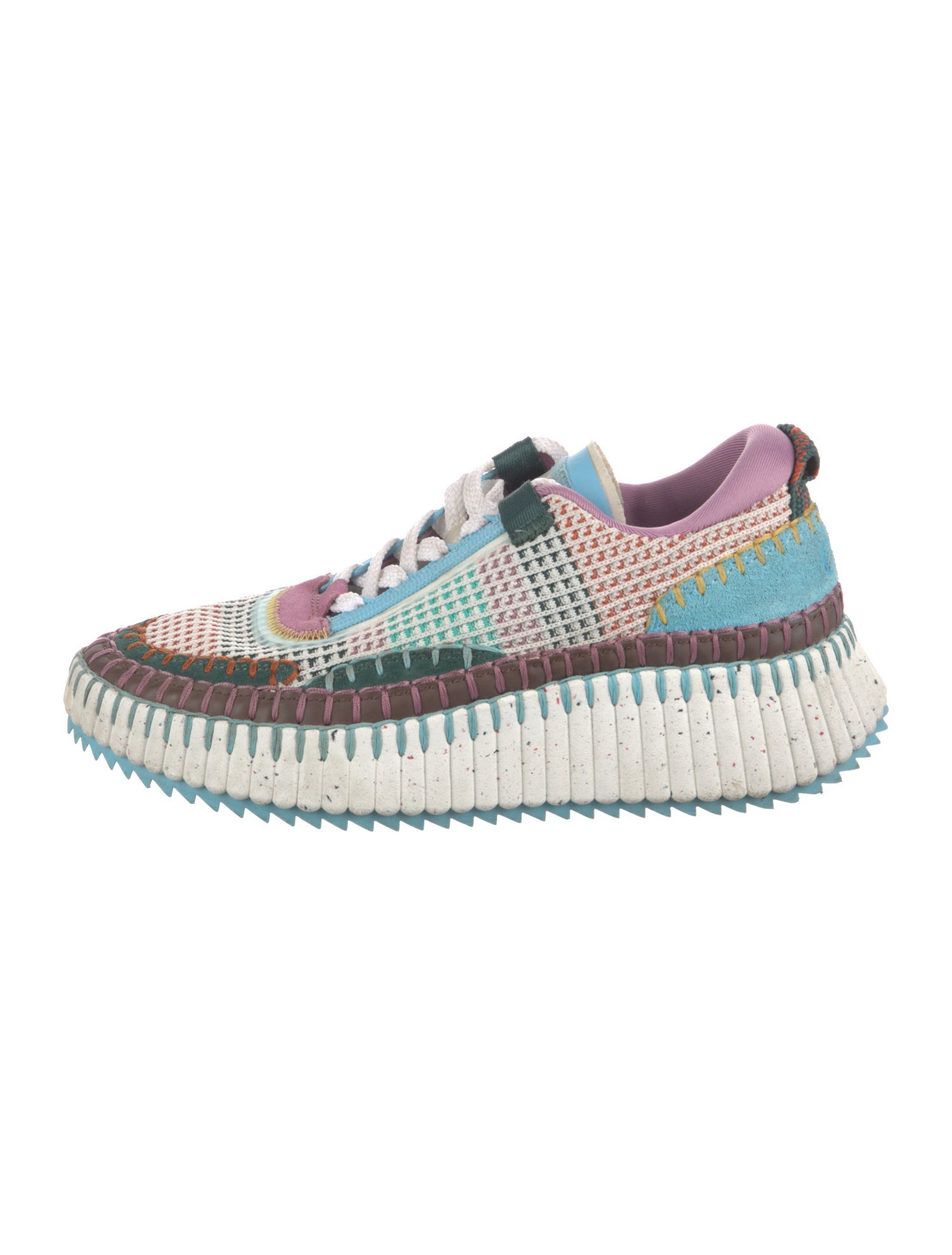 Chloé Patterned Sneakers - White Sneakers, Shoes - CHL339774