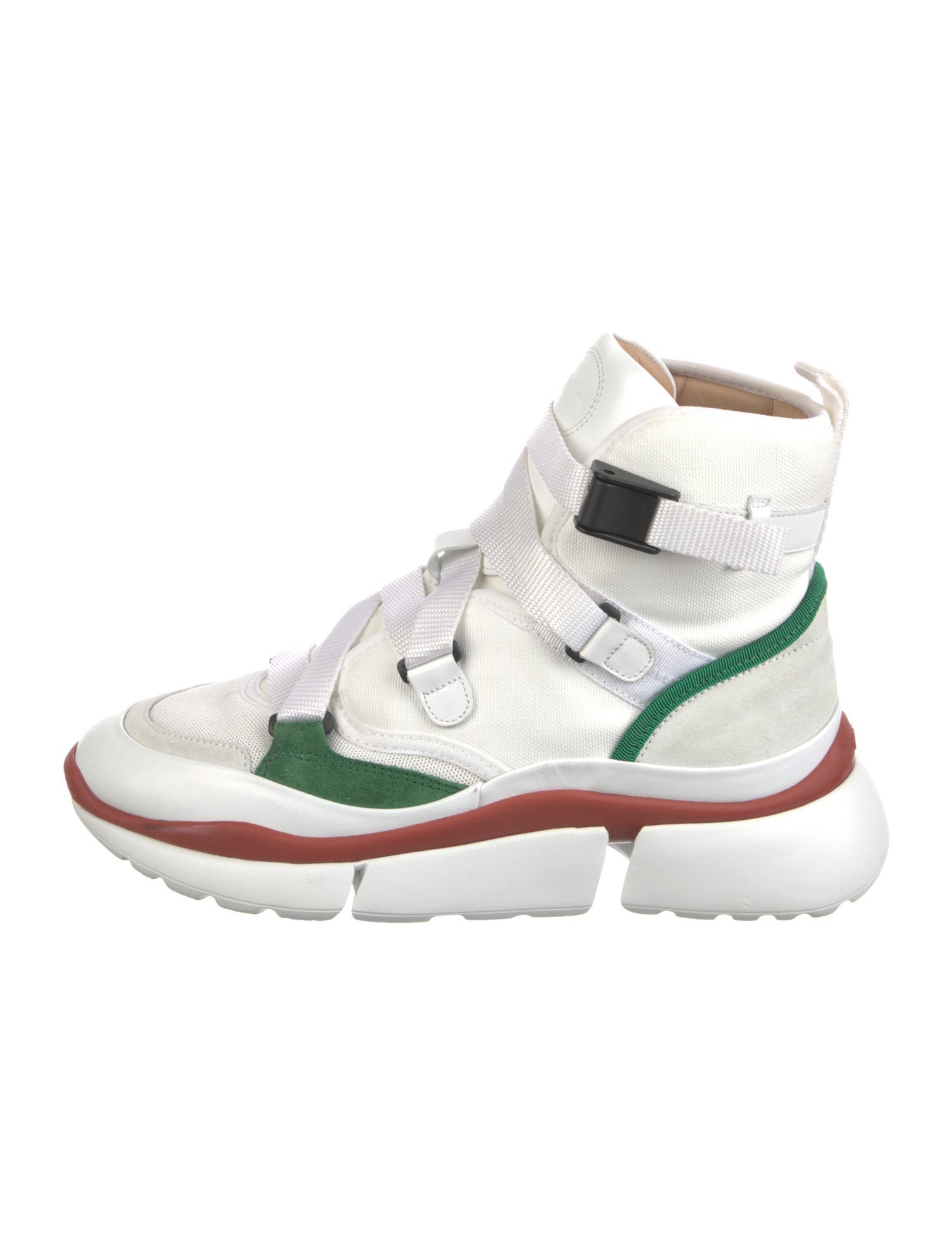 Chloé Canvas Wedge Sneakers