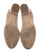 Chloé Leather Scalloped Accent Flats