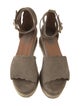 Chloé Suede Scalloped Accent Espadrilles