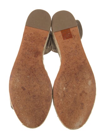 Chloé Suede Scalloped Accent Espadrilles