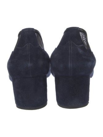 Chloé Suede Mesh Accents Pumps