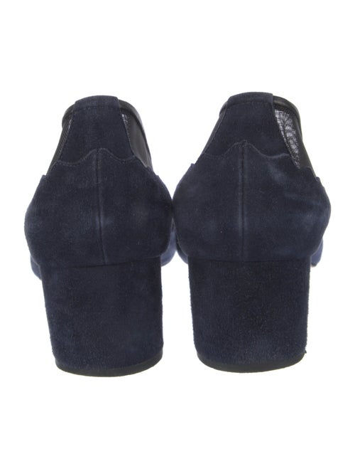Chloé Suede Mesh Accents Pumps