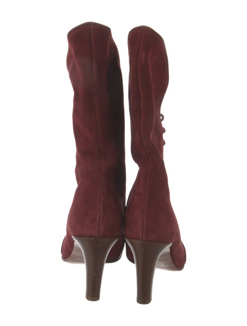 Chloé Suede Lace-Up Boots