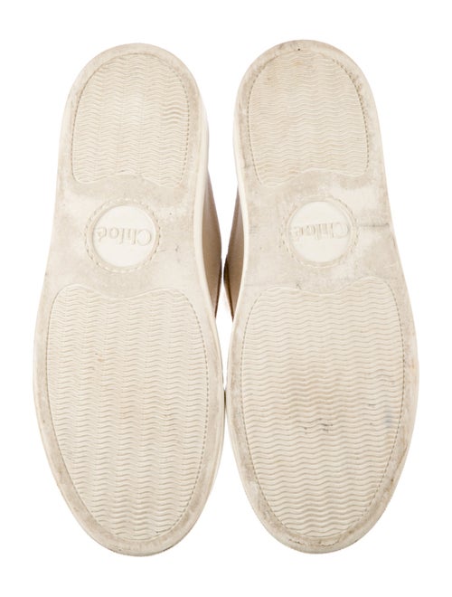 Chloé Canvas Graphic Print Sneakers