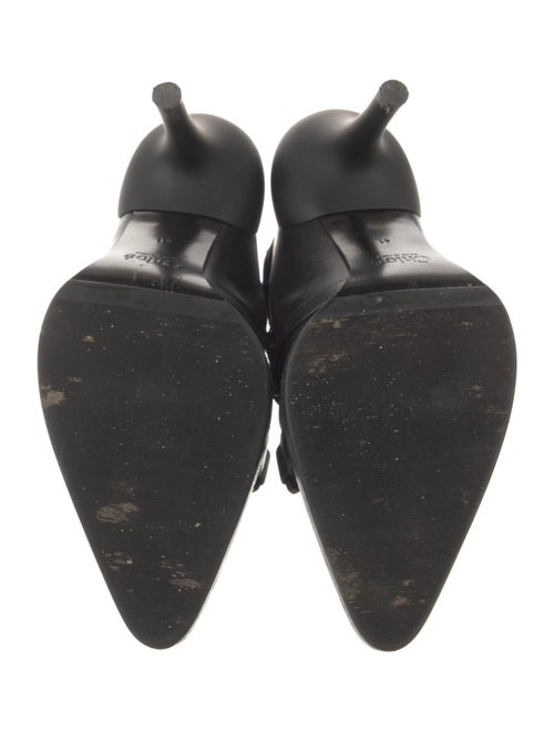 Chloé Leather Combat Boots