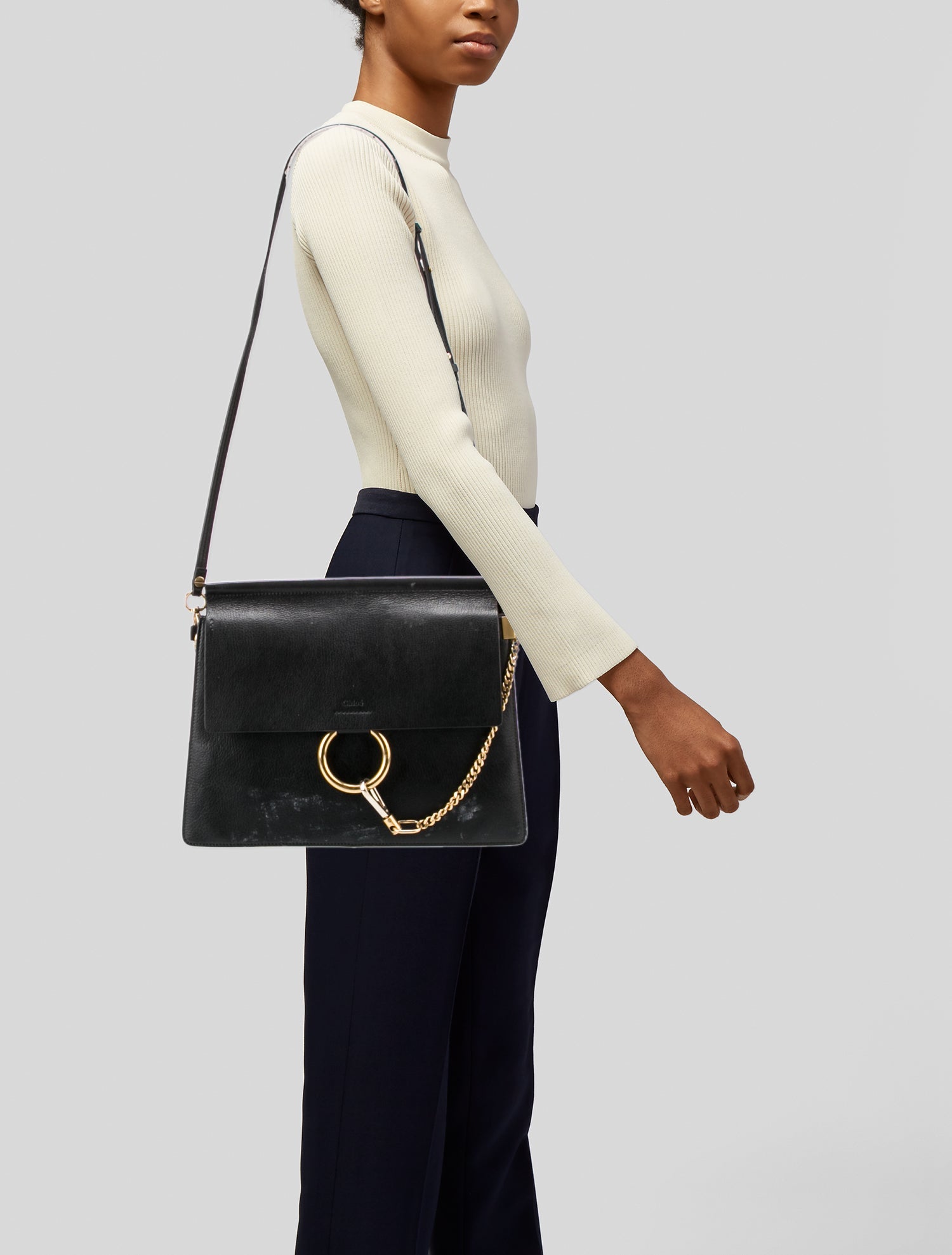 Chloé Leather Crossbody Bag Medium