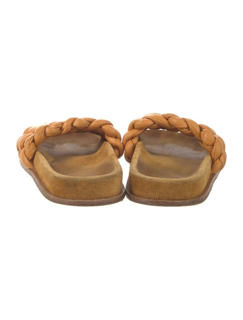 Chloé Leather Braided Accents Slides