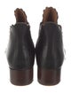 Chloé Leather Scalloped Accent Chelsea Boots