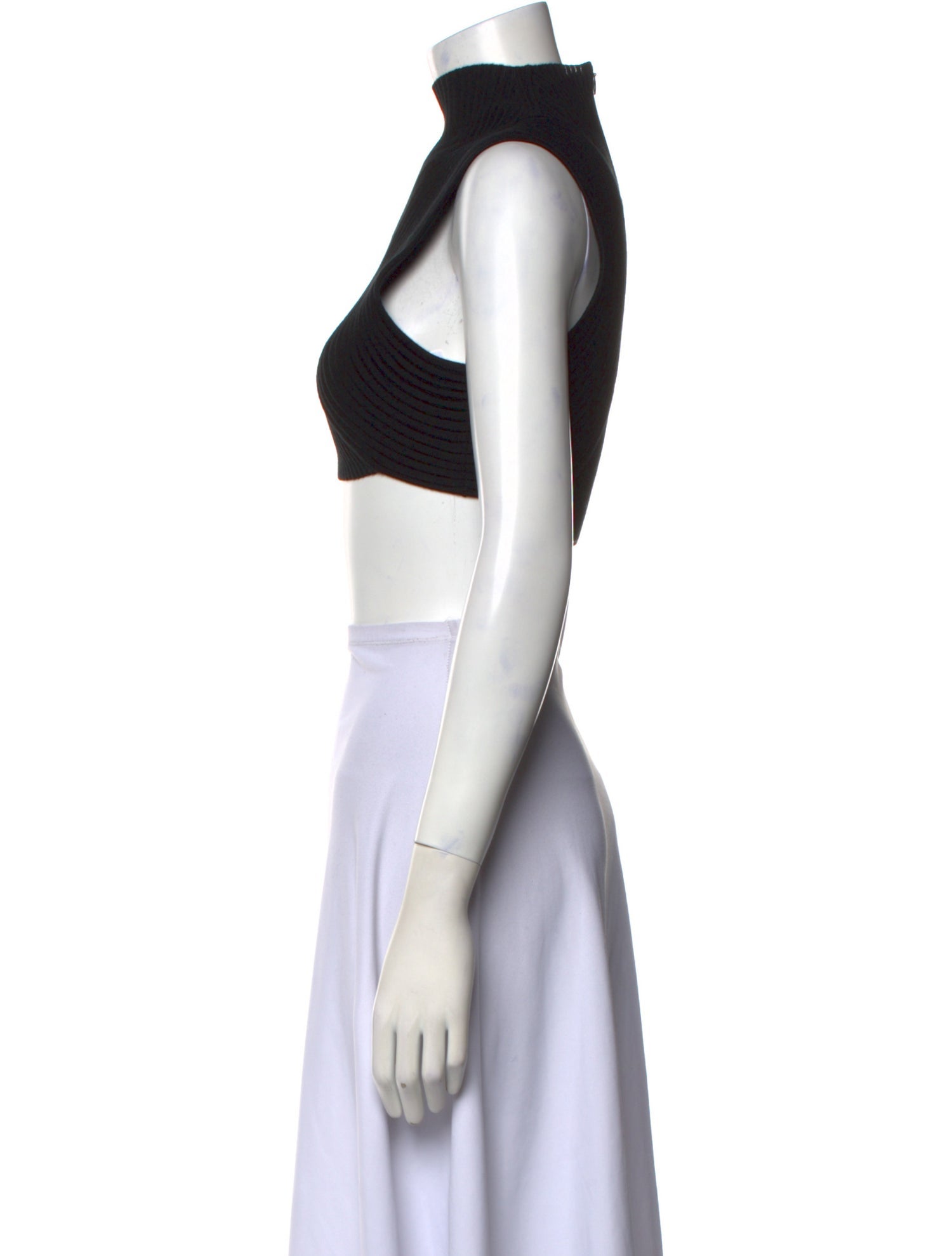 Chloé Wool Mock Neck Crop Top w/ Tags