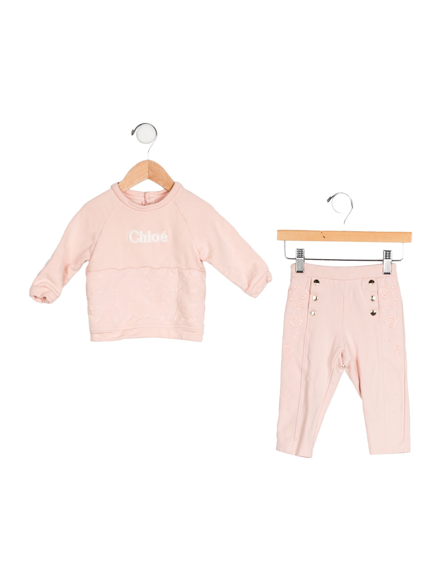 Chloé Infant Girls' Logo Pant Set