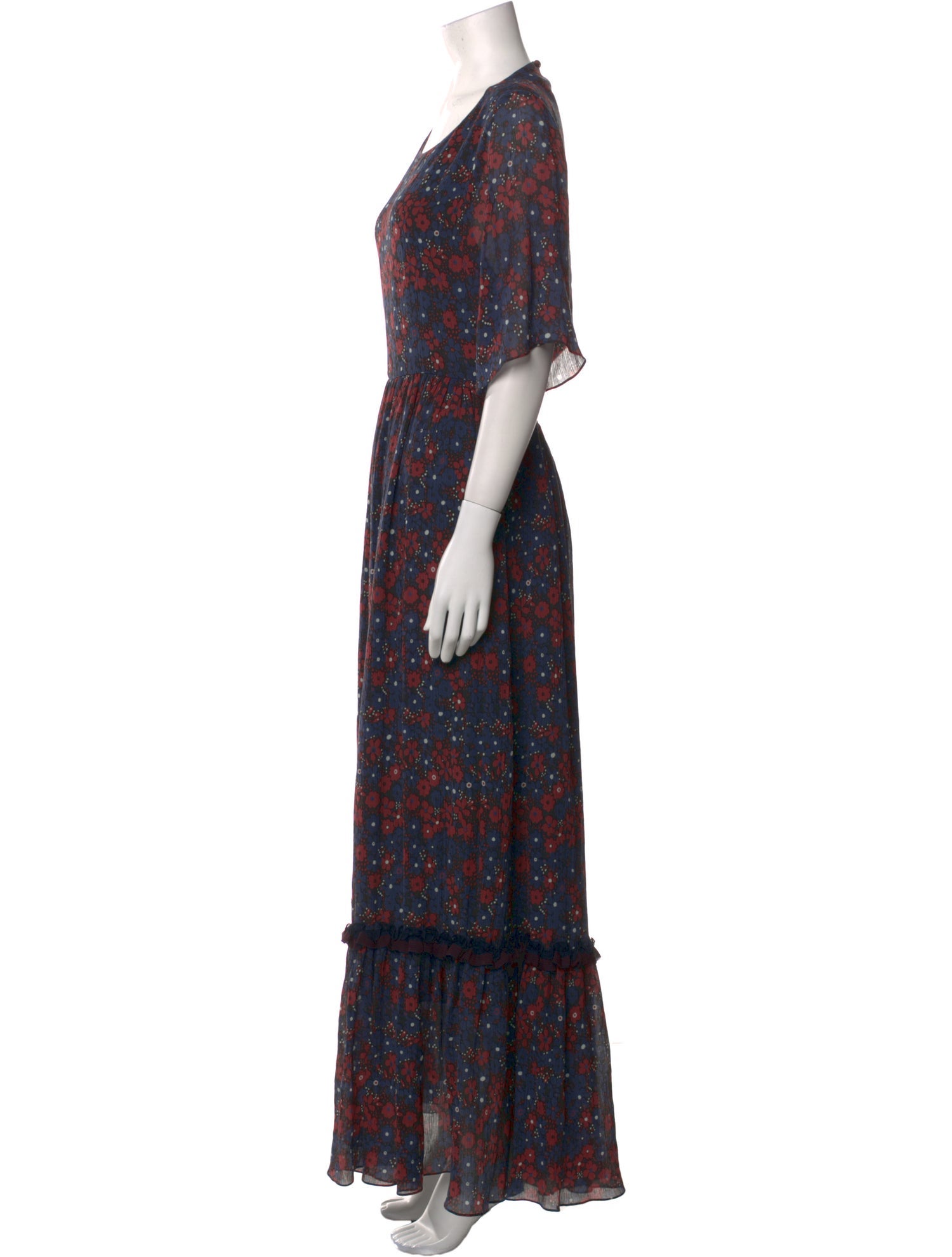 Chloé Floral Print Long Dress