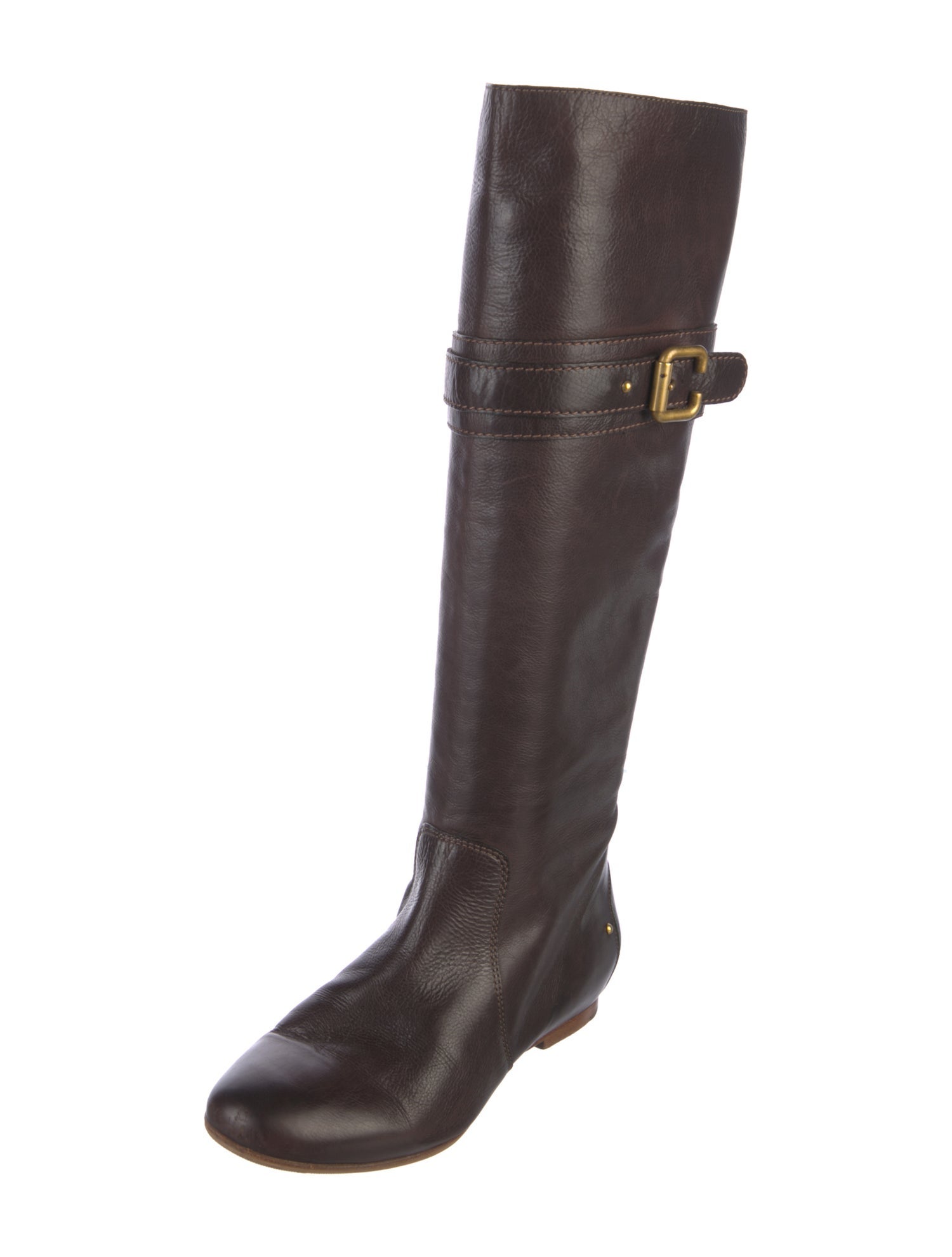 Chloé Leather Riding Boots