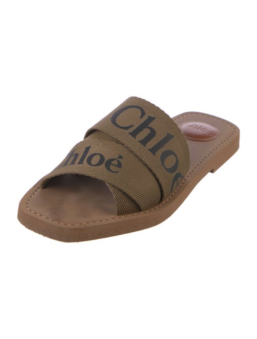 Chloé Canvas Printed Slides