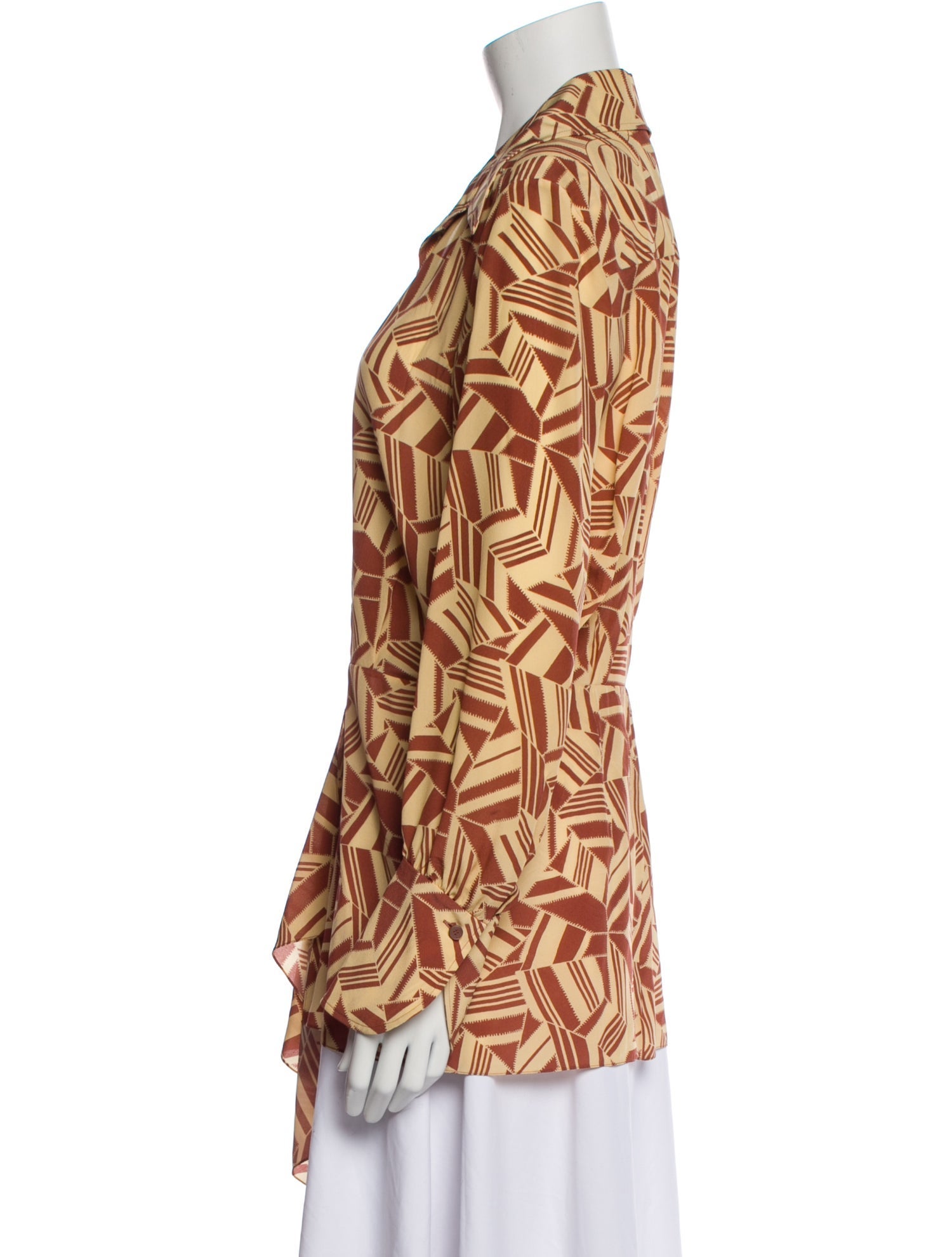 Chloé Silk Printed Blouse