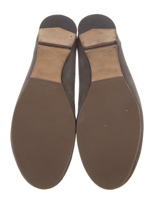 Chloé Suede Scalloped Accent Ballet Flats