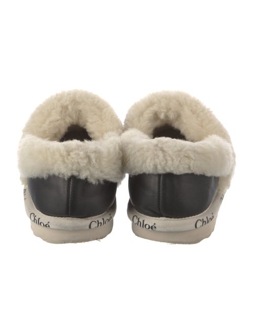 Chloé Leather Printed Slingback Flats