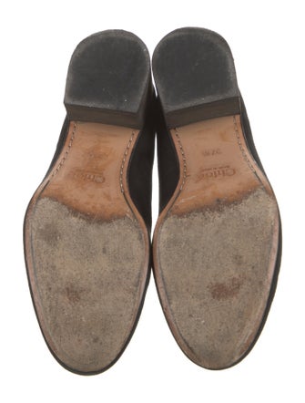 Chloé Suede Scalloped Accent Pumps