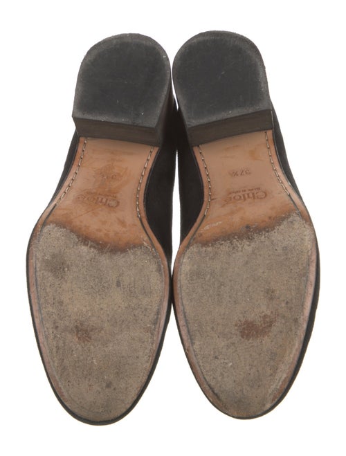 Chloé Suede Scalloped Accent Pumps