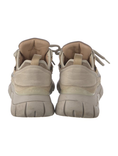 Chloé Suede Mesh Accents Chunky Sneakers