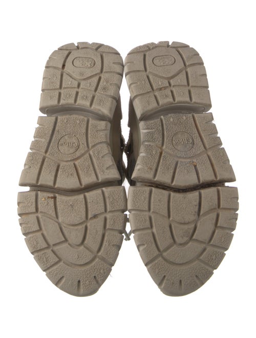 Chloé Suede Mesh Accents Chunky Sneakers