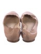 Chloé Leather Scalloped Accent Ballet Flats