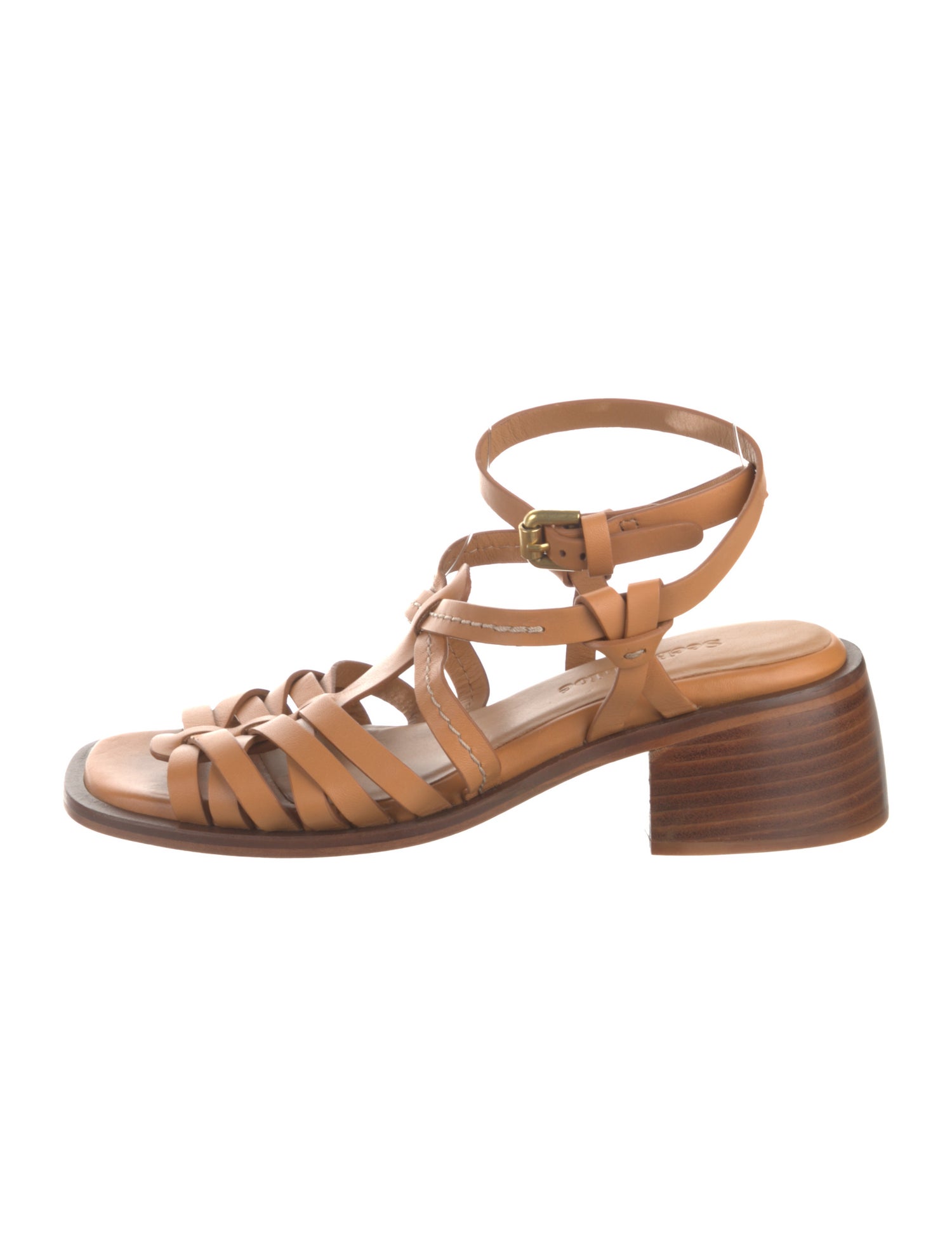 See by Chloé Leather Gladiator Sandals