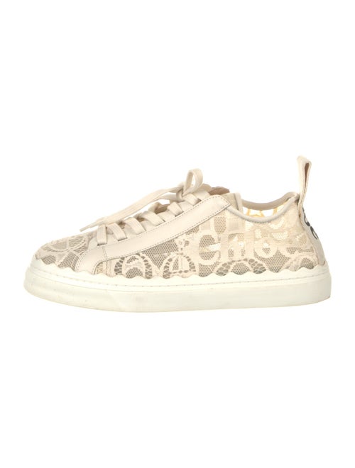 Chloé Lace Lace Pattern Sneakers