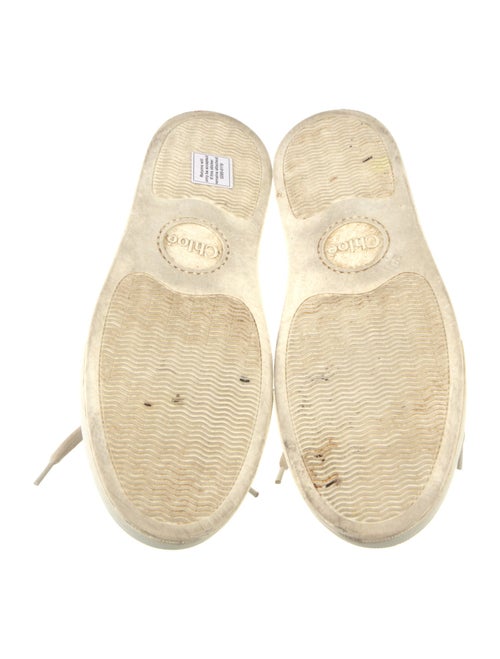 Chloé Lace Lace Pattern Sneakers
