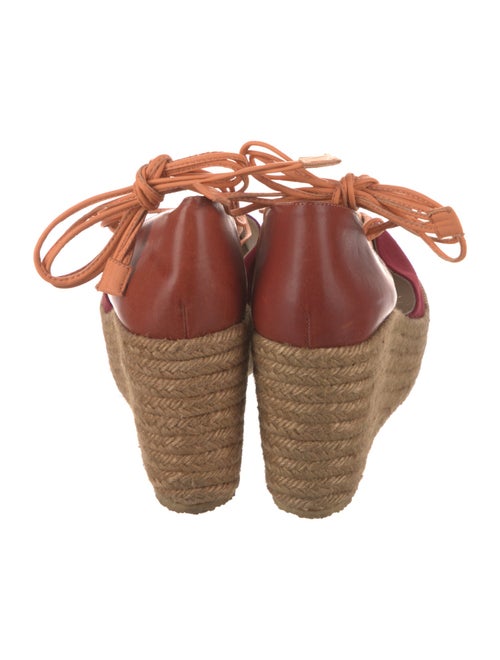 Chloé Leather Colorblock Pattern T-Strap Pumps