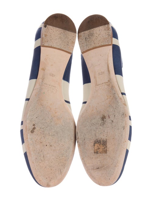 Chloé Striped Lauren Flats