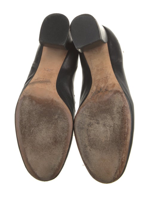 Chloé Leather Scalloped Accent Pumps