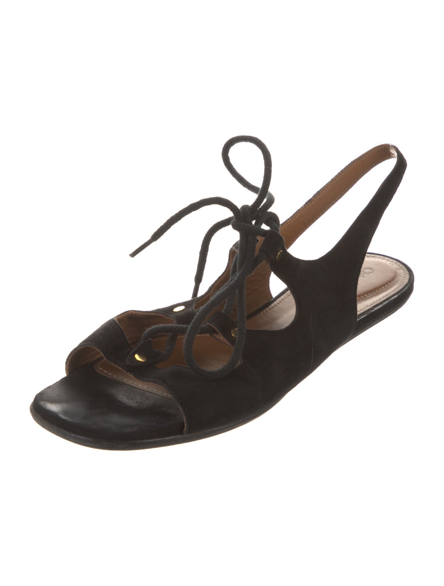 Chloé Suede Slingback Sandals
